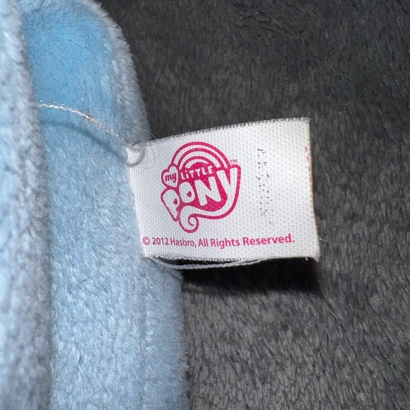 My Little Pony 2012 Rainbow Dash 12” Stuffed Plush Animal Toy MLP Blue Horse - Picture 10 of 11